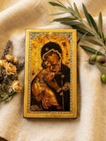 Virgin of Vladimir Prayer Card