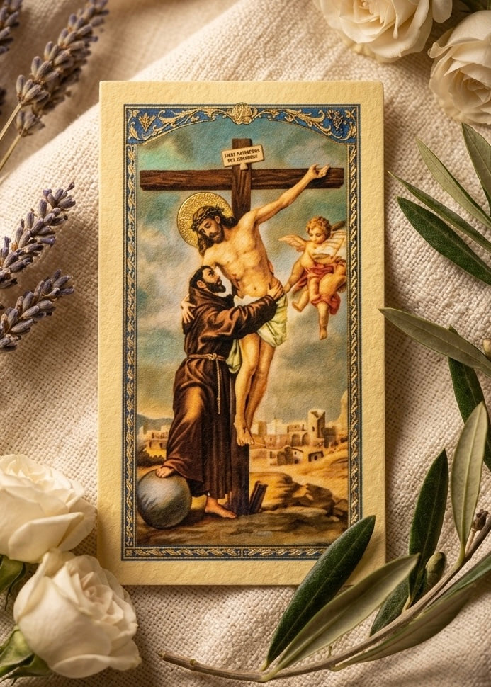 St. Francis & Jesus Prayer Card