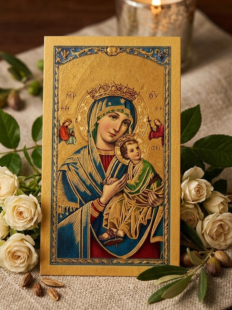 Our Lady of Perpetual Help Prayer Card