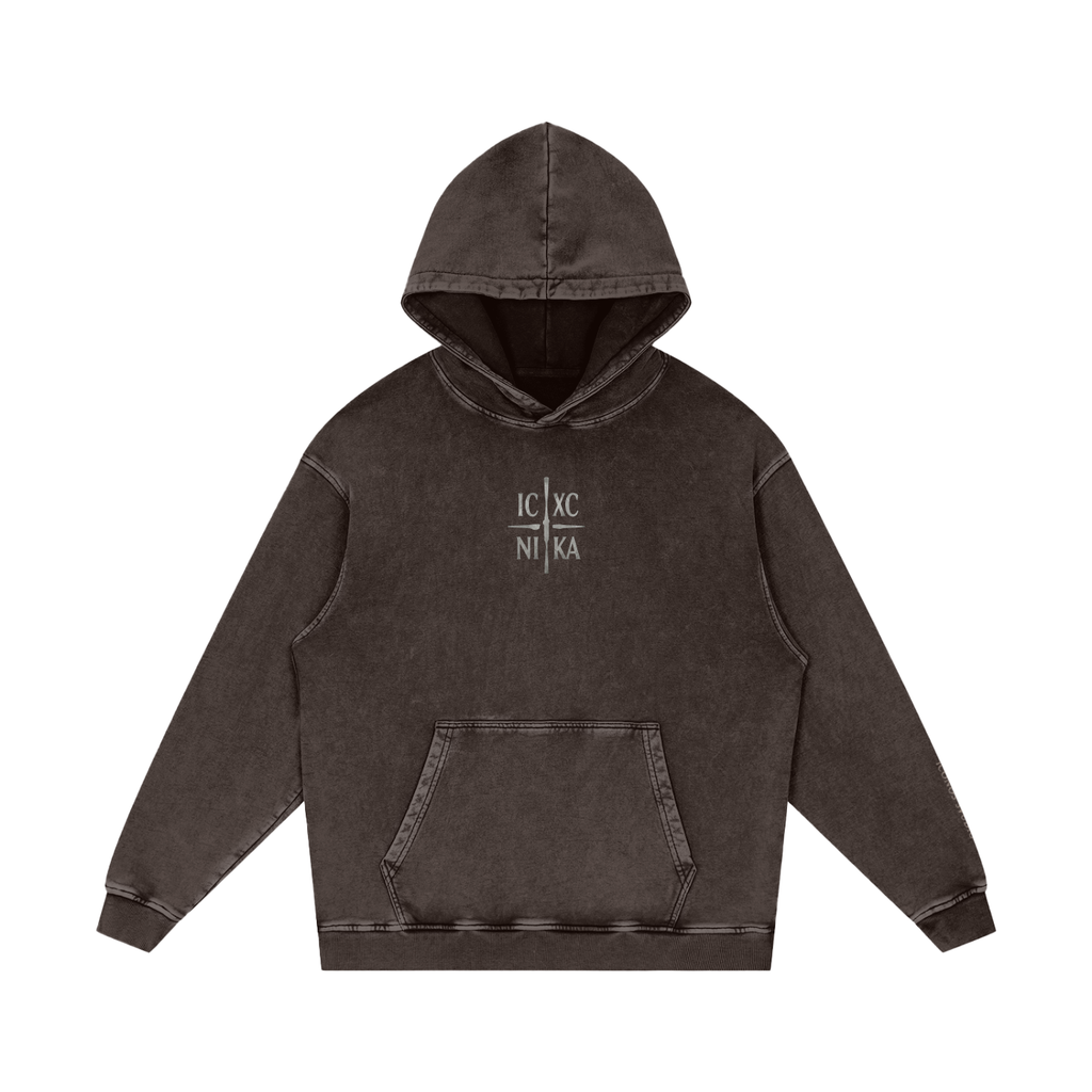 IC XC NI KA Washed Hoodie