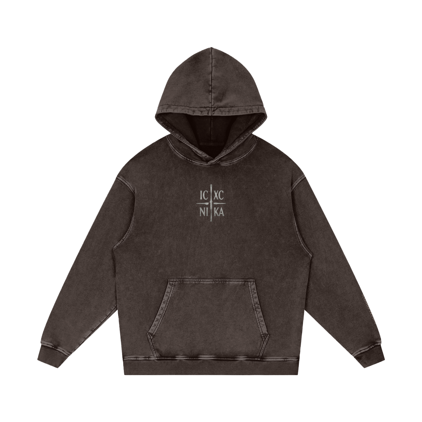 IC XC NI KA Washed Hoodie
