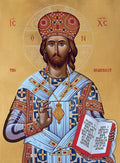 Orthodox Christian Icon of Christ the High Priest – Mounted on Wood