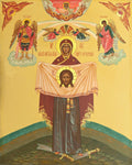 Orthodox Christian Icon of Theotokos of Port Arthur – Mounted on Wood