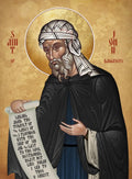 Orthodox Christian Icon of Saint John of Damascus – Mounted on Wood